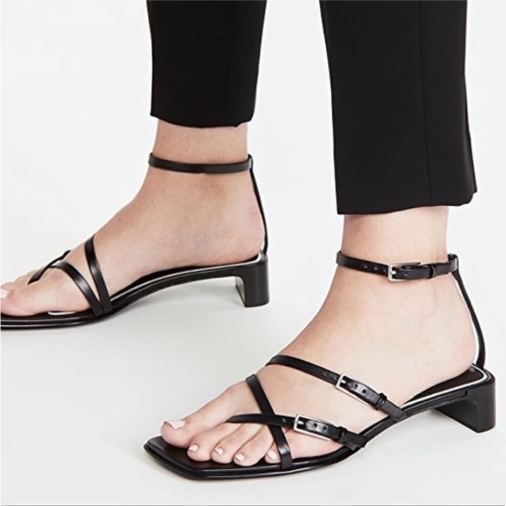 rag & bone CALLIOPE - leather - Black 
IElegant Black Strappy Sandals 37 new